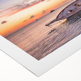 Art deco poster of Oaxaca scenery in muted earth tones on rolled canvas, suitable for dining room wall art.