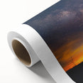 Art deco style poster of Arkansas scenery in soft pastel colors, ideal for nursery wall art, on rolled canvas.