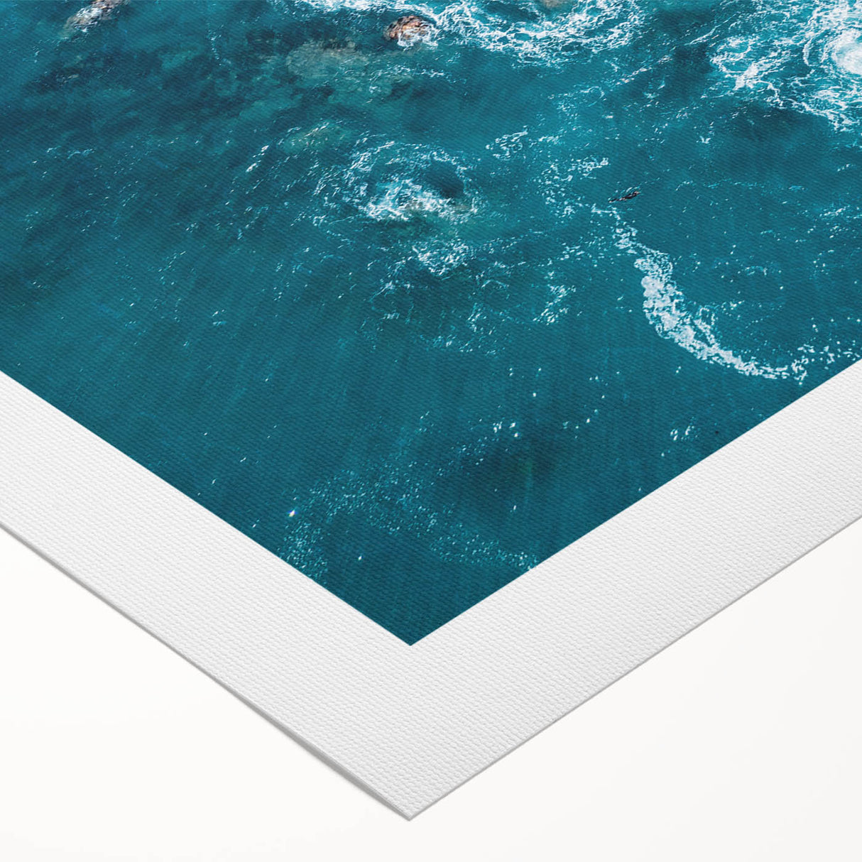 Art deco poster of California's Big Sur coastline in muted earth tones on a rolled canvas, suitable for dining room wall art.