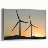 Landscape art painting of Sacramento with vibrant colors on a silver-framed canvas, ideal for office decor.