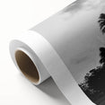 Art deco poster of Miami skyline in pastel shades on rolled canvas, ideal for nursery wall art or dining room decor.