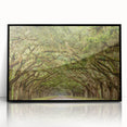 Large abstract wall art depicting Savannah's cityscape in monochrome shades on a framed acrylic.