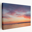 Large canvas print of Lake Michigan with soft blue and gray tones, suitable for kitchen wall art.