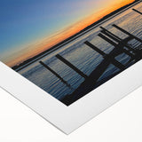 Art deco poster of Annapolis skyline in pastel colors on rolled canvas, suitable for dining room wall art.