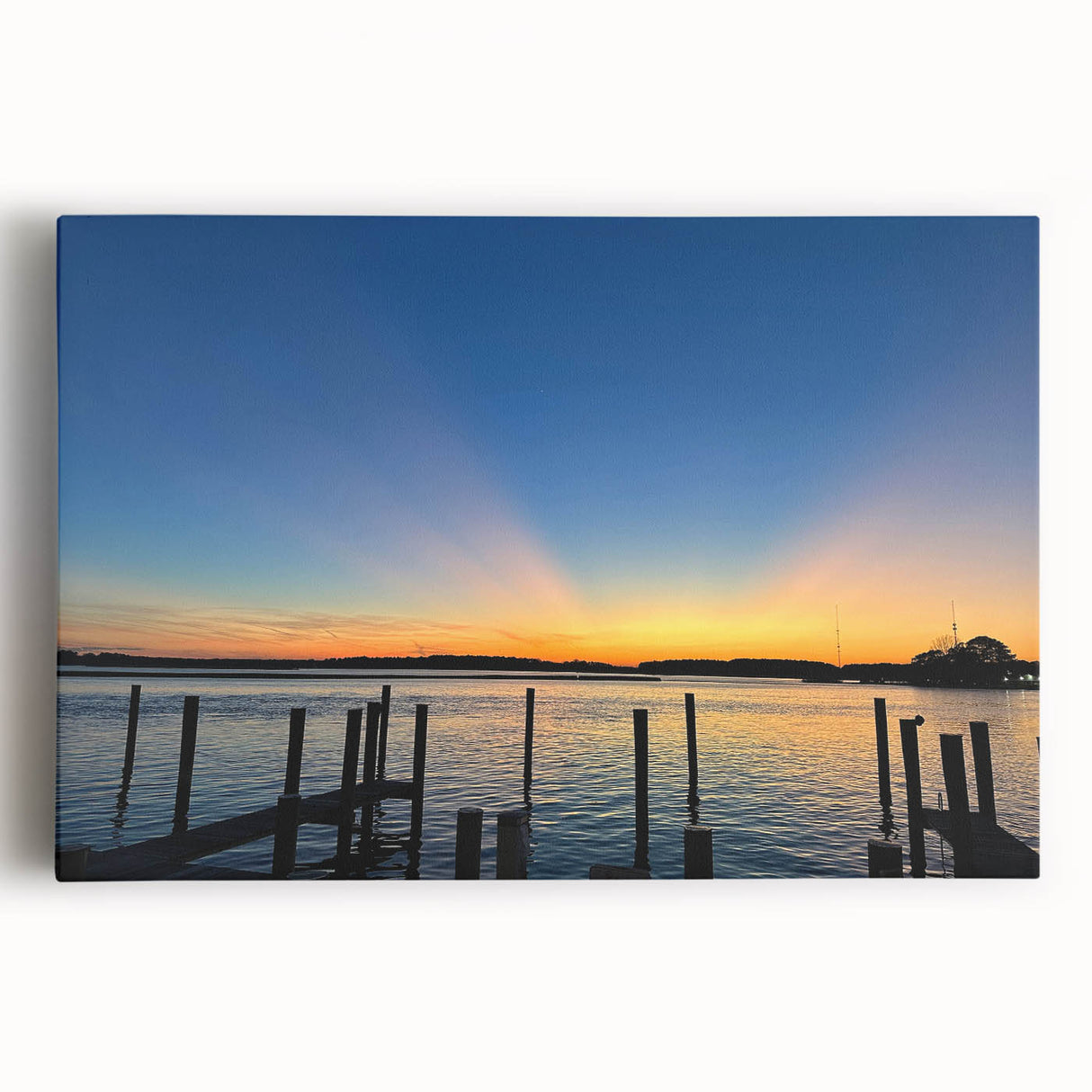Black and white photo of Annapolis, Maryland on large stretched canvas, suitable for kitchen wall art.