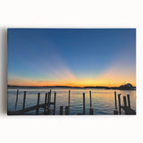Black and white photo of Annapolis, Maryland on large stretched canvas, suitable for kitchen wall art.