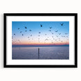Extra large abstract print of colorful, textured Mississippi scenery on a black framed canvas.