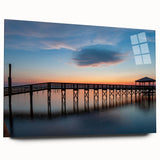 Acrylic print of a large abstract depiction of St.