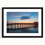 Abstract art print of St. Louis skyline in vibrant colors on a large canvas, suitable for living room decor.