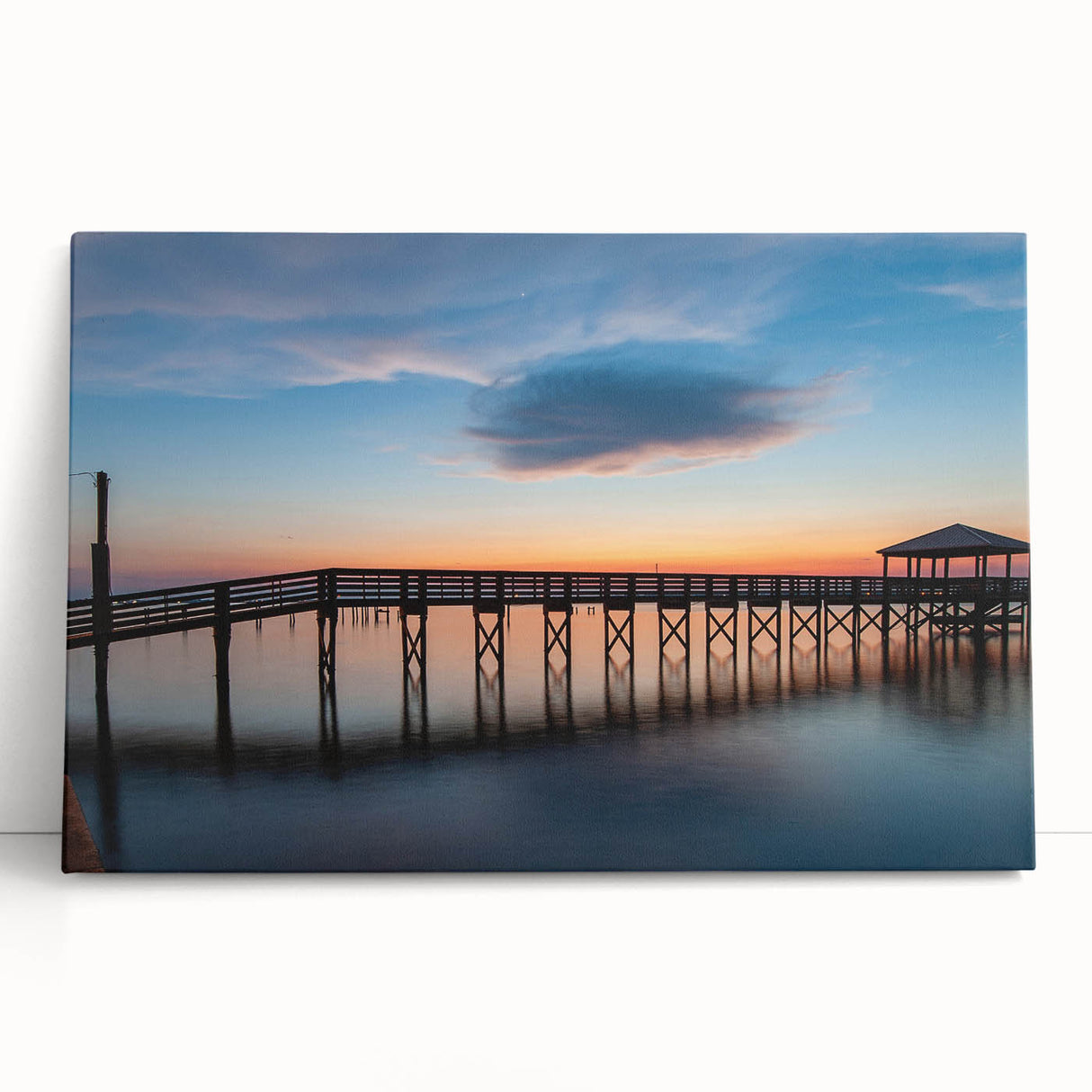Black and white stretched canvas of St. Louis skyline, ideal for kitchen wall art or bedroom ambiance.