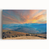 Black and white stretched canvas of New Hampshire scenery, ideal for kitchen wall art.