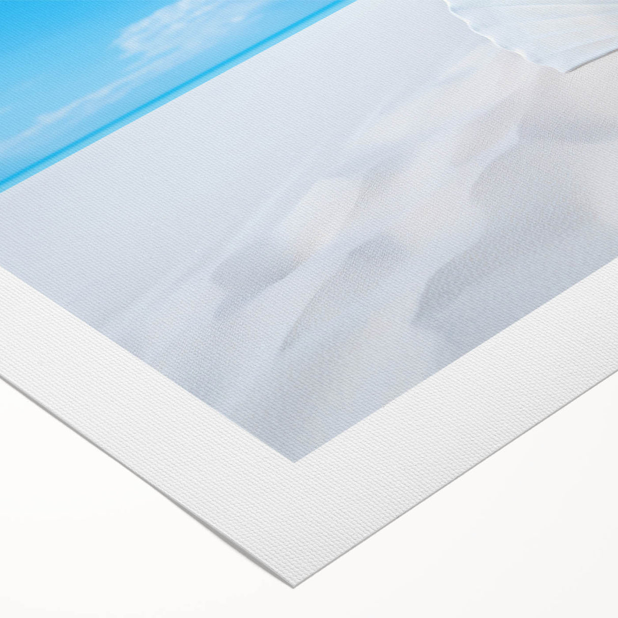 Art deco poster of White Sands, New Mexico, in soft beige and cream tones on rolled canvas, suitable for dining room decor.