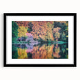 Abstract art print of Raleigh, featuring vibrant, colorful textures on a large framed canvas, ideal for living room decor.