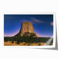 Rolled print of South Dakota Badlands with earthy tones, perfect for dining room wall art.
