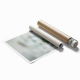Extra large rolled print of spring-themed floral art in soft pastel colors, ideal for classy bathroom wall art.