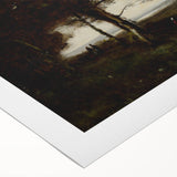 Romanticism Art - A Torrent at Romagnes by Jean-Baptiste-Camille Corot