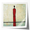 Glossy abstract figurative photo print mockup set showcasing vibrant colors and dynamic shapes, ideal for art displays or promotional materials.