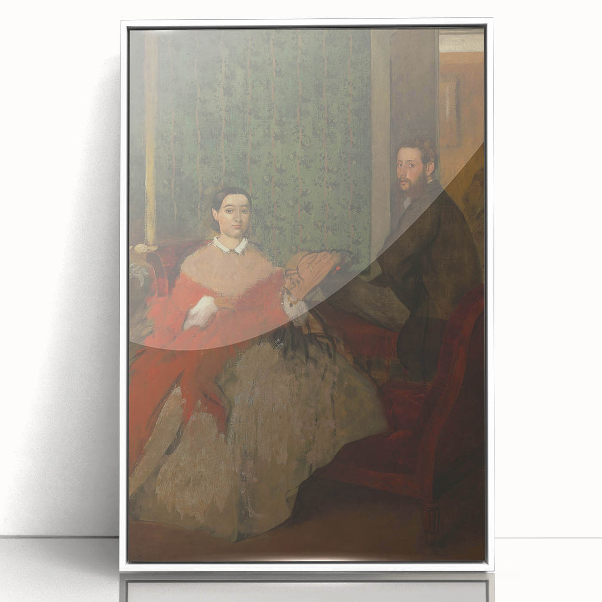 Edmondo and Thérèse Morbilli - Impressionist Portrait by Degas