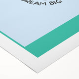 STEM Learning Wall Art - Dream Big Space Astronaut Print
