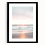 Extra large abstract art print featuring vibrant, colorful textures on a black framed canvas, ideal for living room decor.