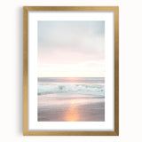 Extra large abstract art print featuring textured swirls in earth tones on a gold-framed canvas, ideal for living room decor.