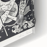 Wassily Kandinsky’s Kleine Welten VI - Abstract Monochrome Wall Art