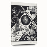Wassily Kandinsky’s Kleine Welten VI - Abstract Monochrome Wall Art