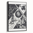 Wassily Kandinsky’s Kleine Welten VI - Abstract Monochrome Wall Art