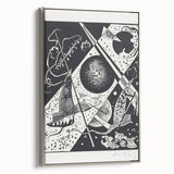 Wassily Kandinsky’s Kleine Welten VI - Abstract Monochrome Wall Art