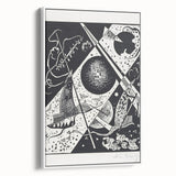 Wassily Kandinsky’s Kleine Welten VI - Abstract Monochrome Wall Art