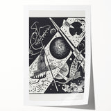 Wassily Kandinsky’s Kleine Welten VI - Abstract Monochrome Wall Art