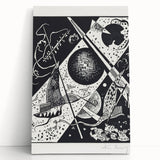 Wassily Kandinsky’s Kleine Welten VI - Abstract Monochrome Wall Art