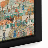 Modern Wall Art: Charming Central Park Scene with Vibrant City Life