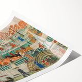 Modern Wall Art: Charming Central Park Scene with Vibrant City Life