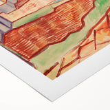 Van Gogh’s Corridor in the Asylum - Vibrant Modern Wall Art Print