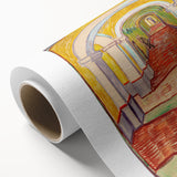 Van Gogh’s Corridor in the Asylum - Vibrant Modern Wall Art Print