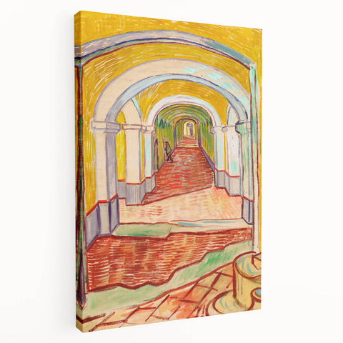 Van Gogh’s Corridor in the Asylum - Vibrant Modern Wall Art Print