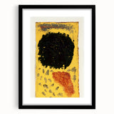 Paul Klee’s Black, Still in Place - Abstract Modern Wall Art Print