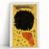 Paul Klee’s Black, Still in Place - Abstract Modern Wall Art Print