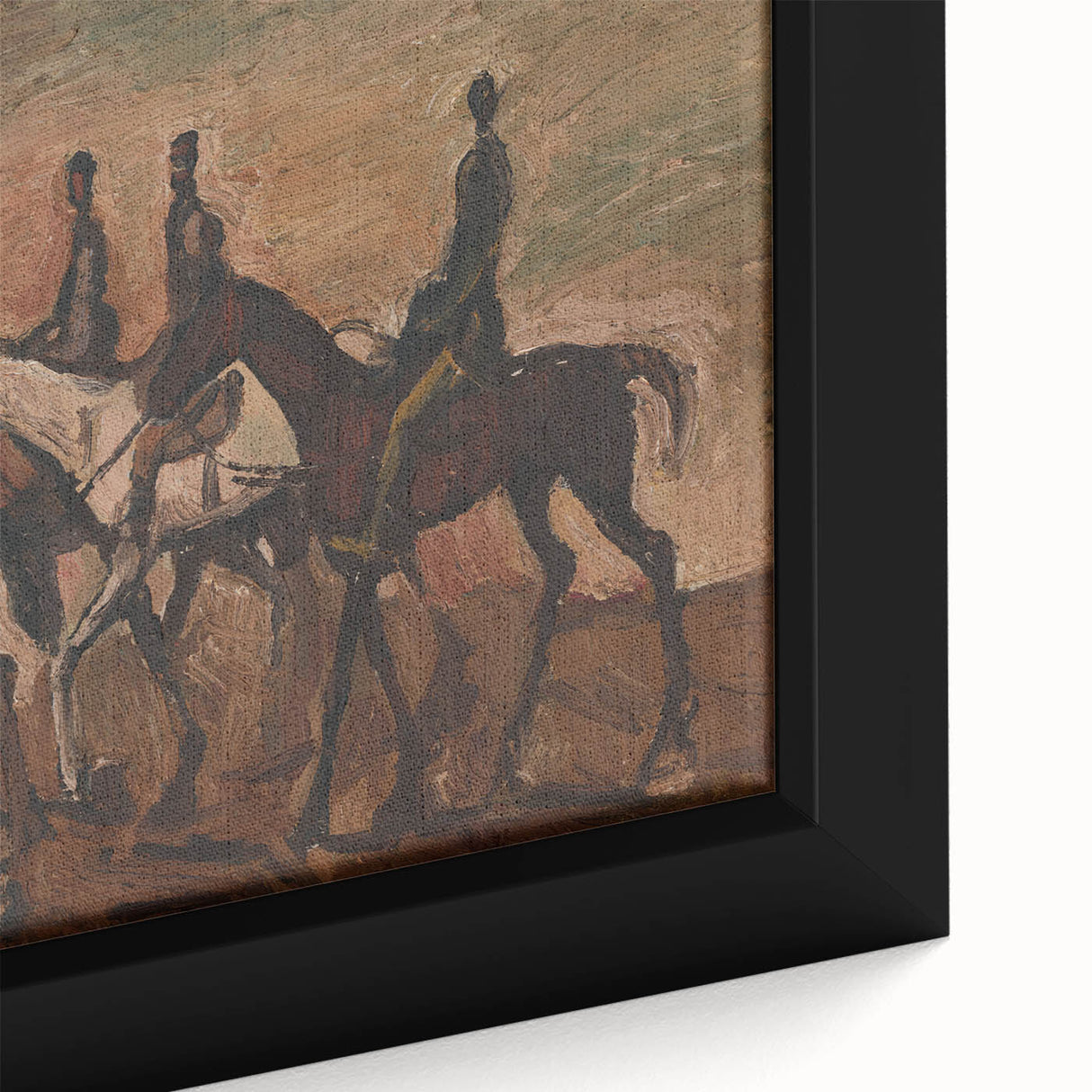 Expressionism Wall Art - Horse Patrol by Cyprián Majerník
