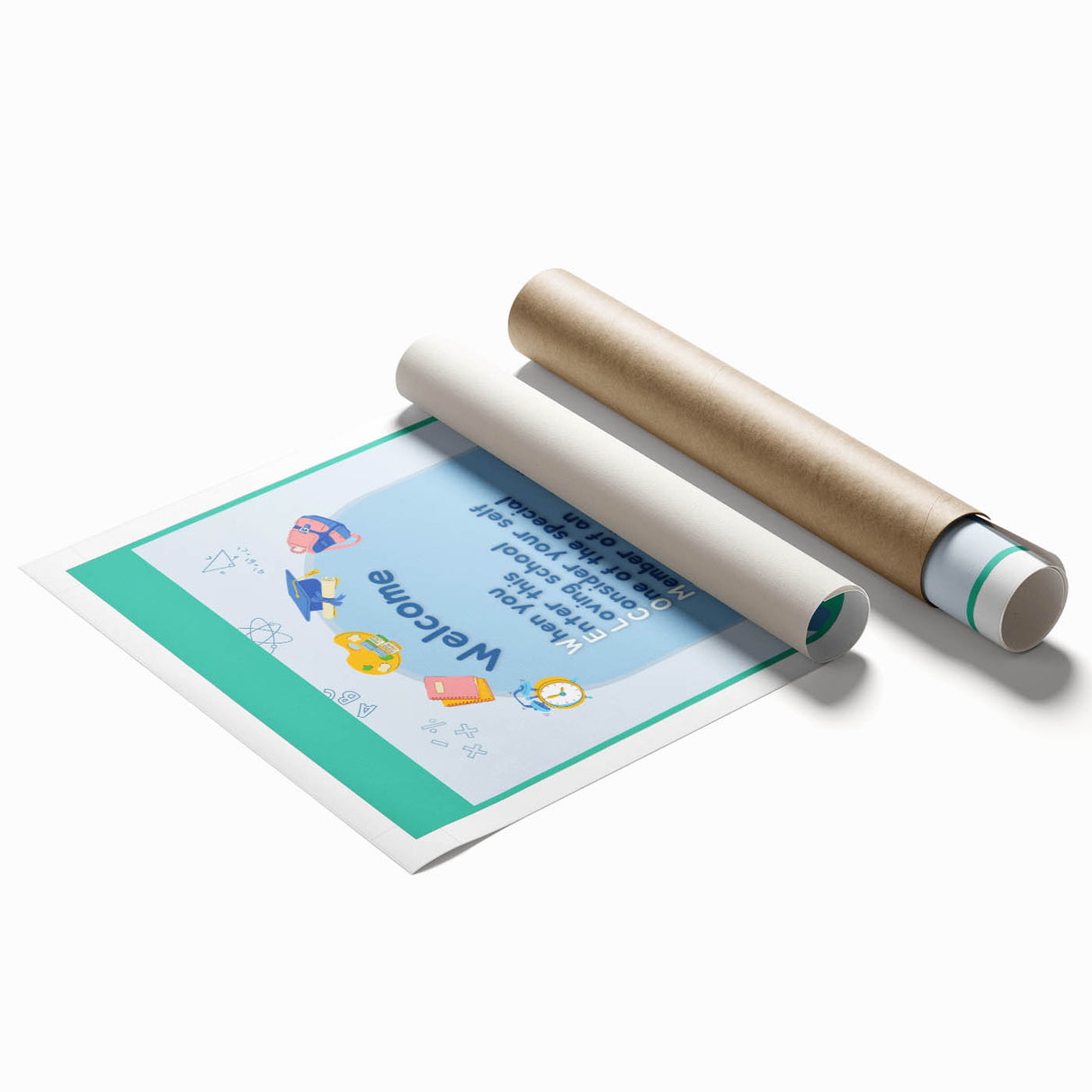 Classroom Educational Posters - Welcome to School Print