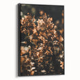 Black and white framed canvas featuring a vintage landscape painting, ideal for bedroom wall decor.