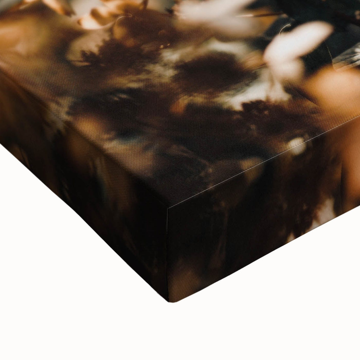 Large art featuring a black and white landscape painting on stretched canvas, ideal for bedroom wall decor.