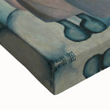 Modern Wall Art: Emotional Depiction of Refugees in Somber Tones