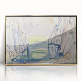 Modern Cove Art - Contemporary Abstract Seascape Wall Decor