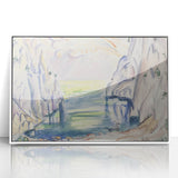 Modern Cove Art - Contemporary Abstract Seascape Wall Decor
