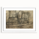 Modern Farm Landscape - Contemporary Minimalist Wall Art