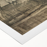 Modern Farm Landscape - Contemporary Minimalist Wall Art