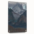 Modern Wall Art - Abstract Mountain Landscape in Contemporary Style