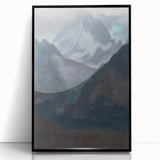 Modern Wall Art - Abstract Mountain Landscape in Contemporary Style